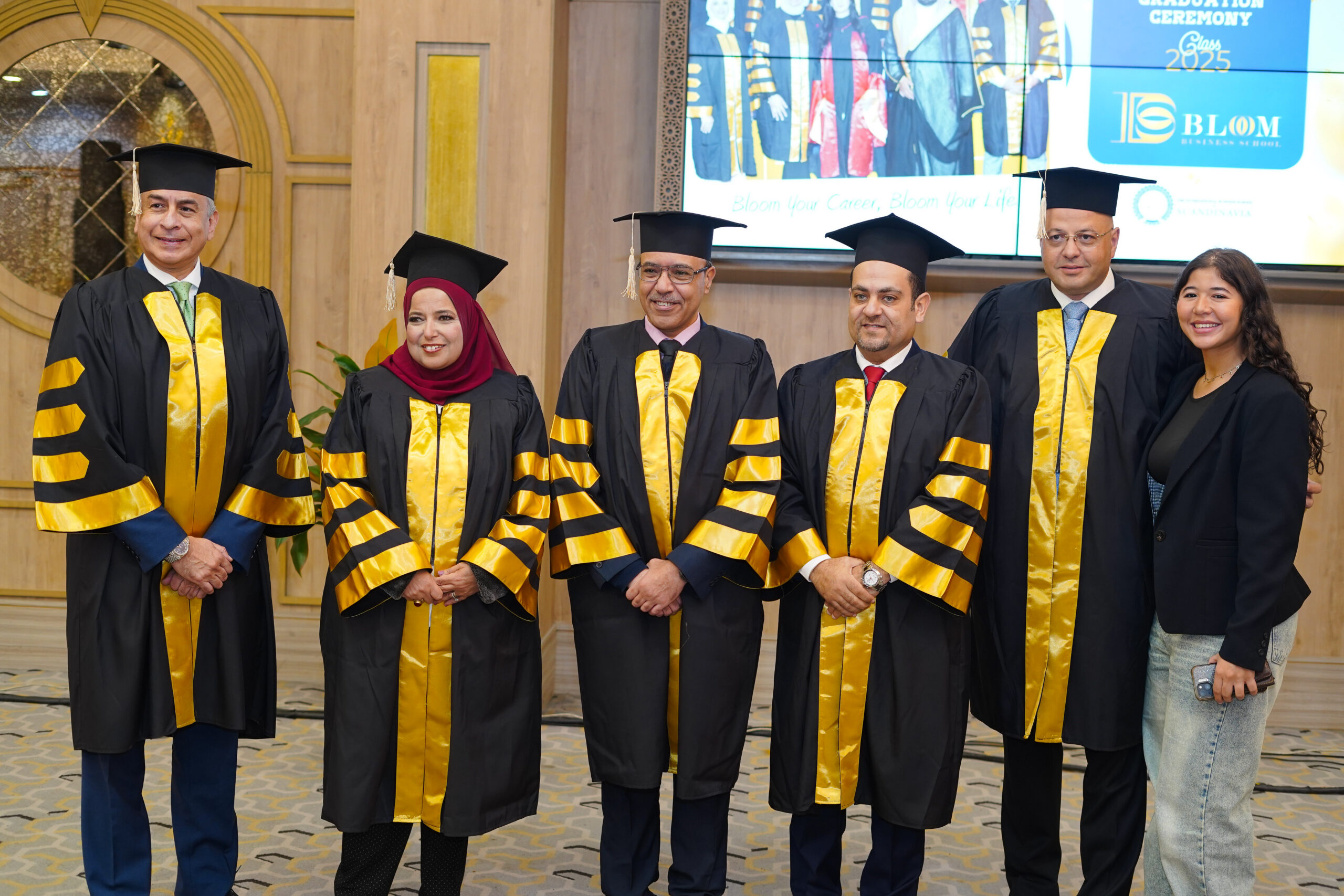 Moment from the graduation event