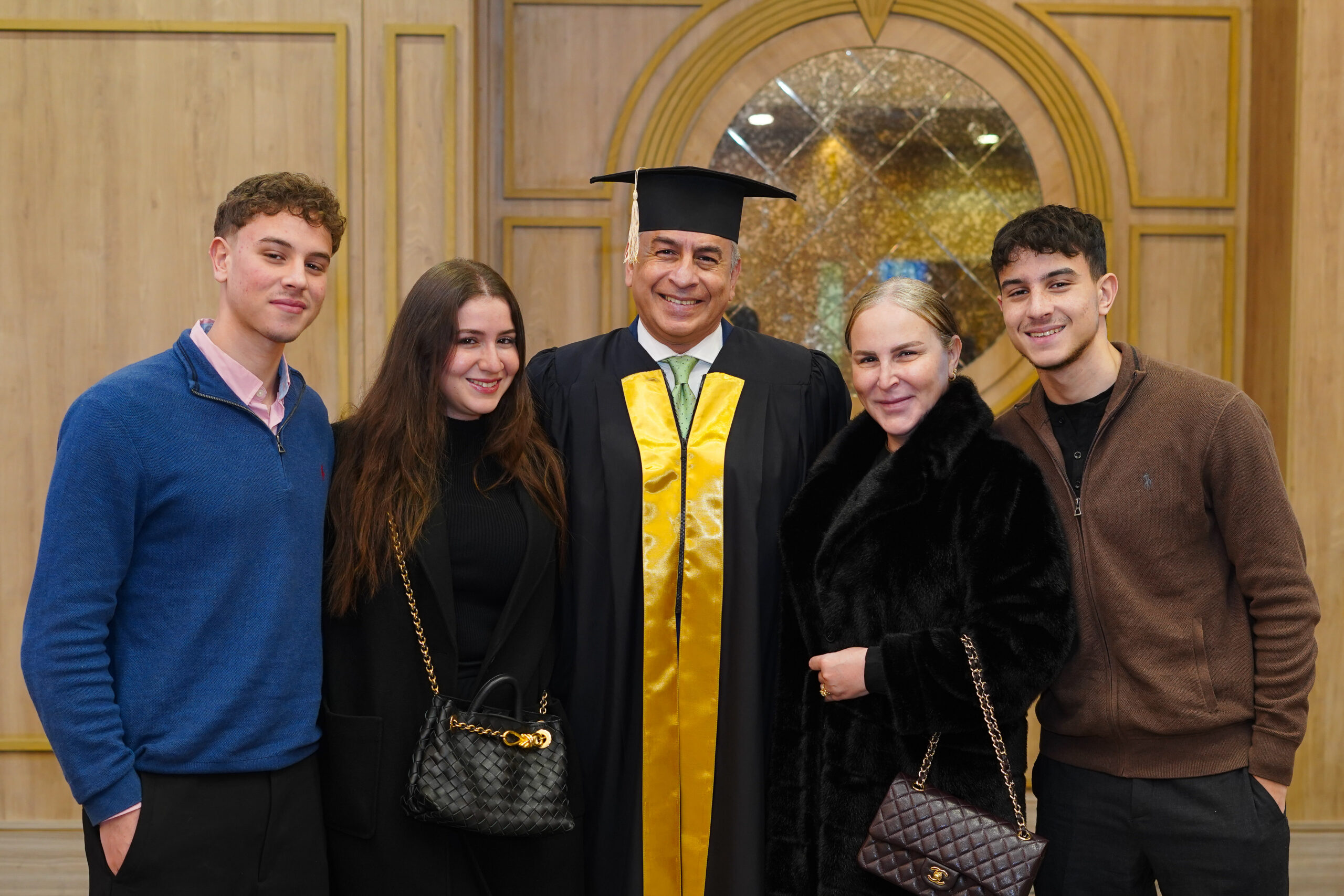 Graduate at the Bloom and IBSS ceremony
