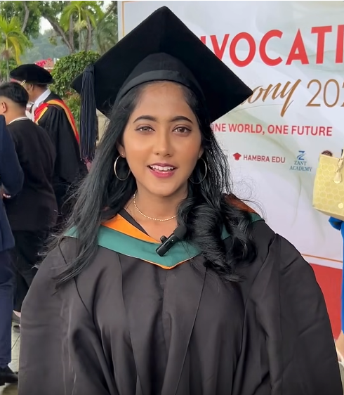 IBSS BBA Graduate Sonia Pravena Reflects on Balancing Work, Study and Graduation