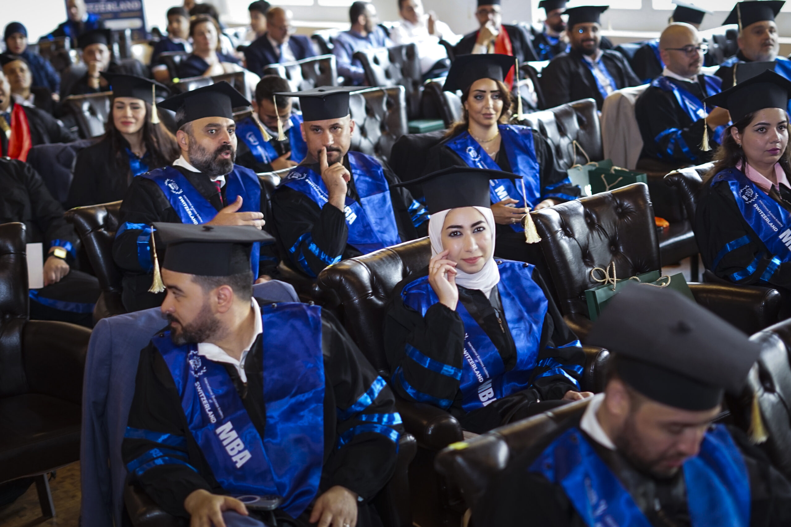 Graduates at the IBSS 2024 graduation ceremony