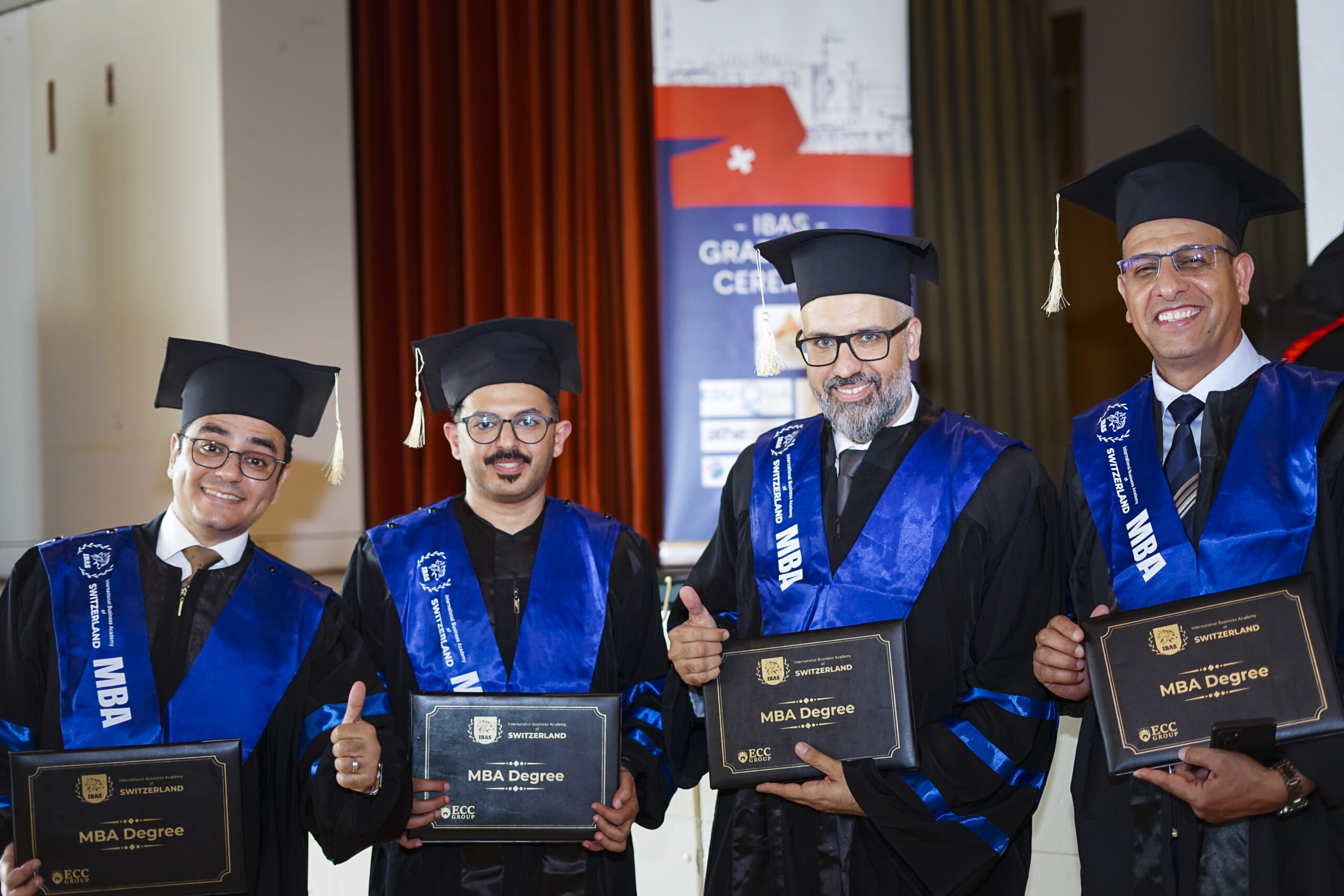 Graduates at the IBSS 2024 graduation ceremony