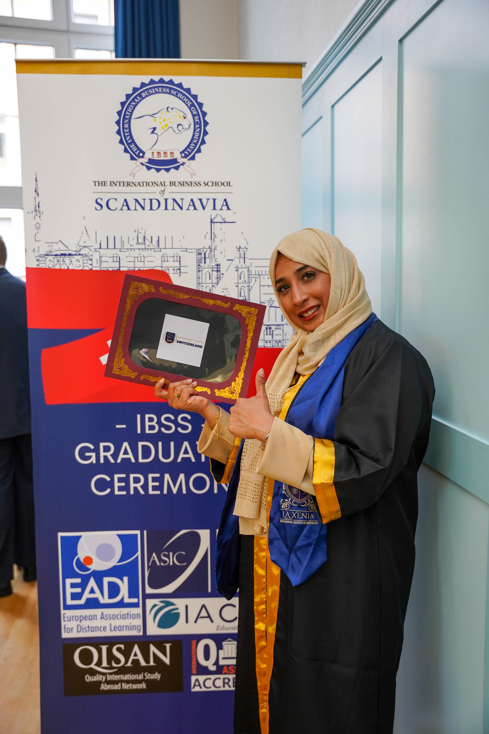 Graduation celebration in Zurich, Switzerland in 2023