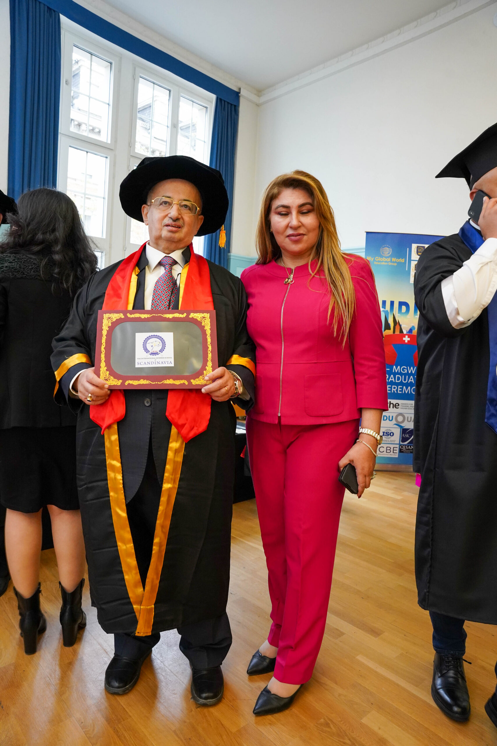 Participants at the Zurich graduation celebration