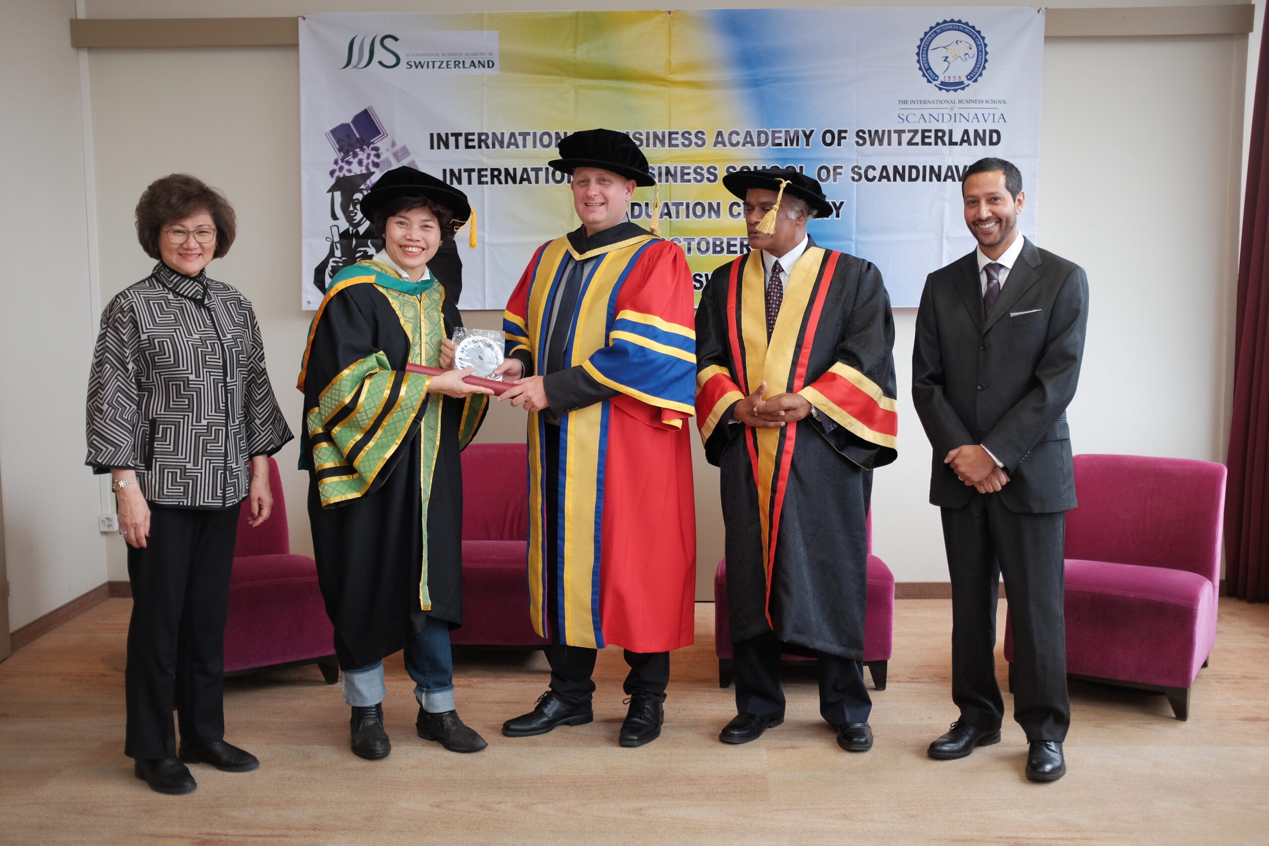 2018 graduation ceremony in Horgen