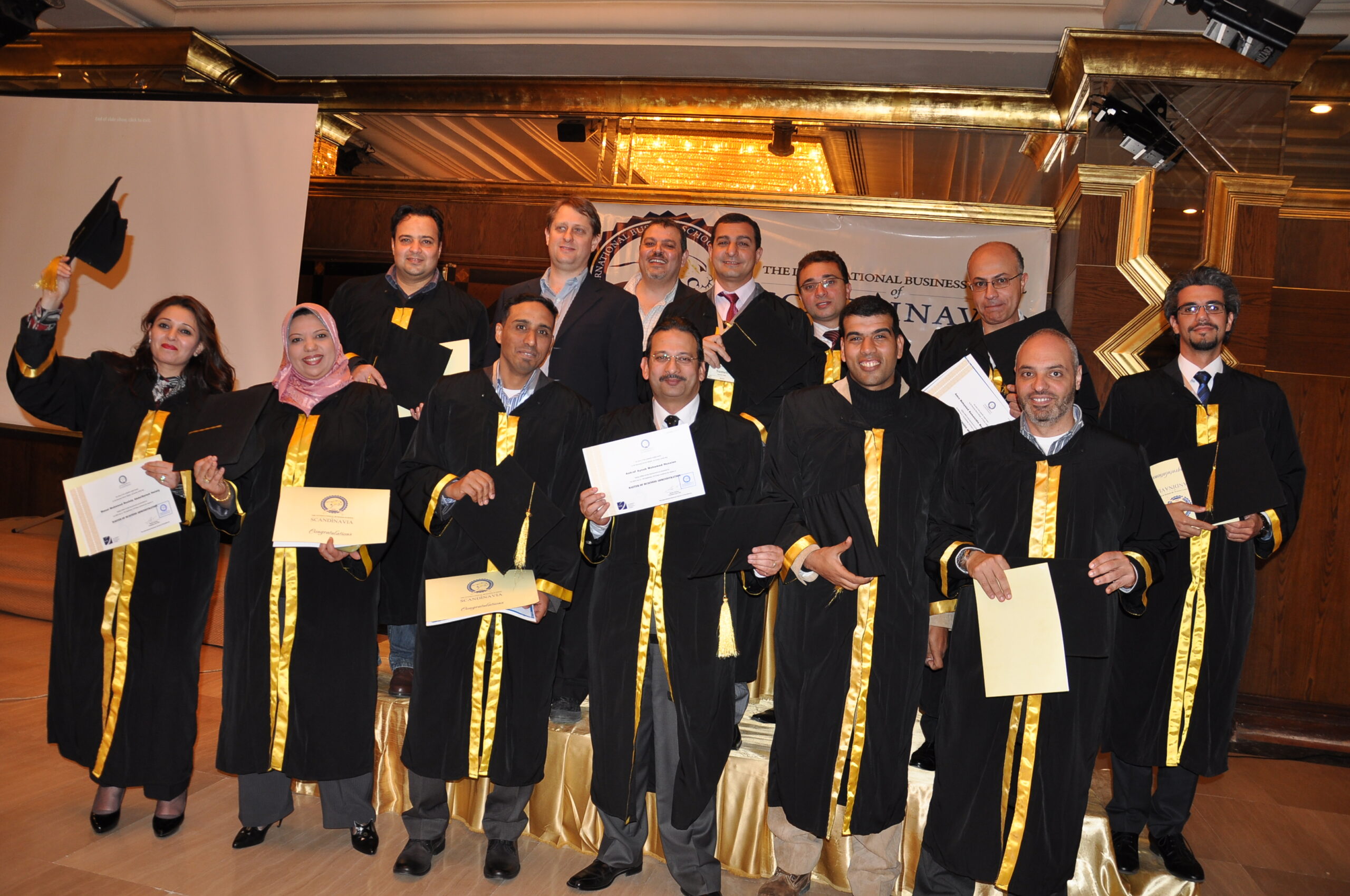 Moment from the IBSS 2013 graduation ceremony in Egypt