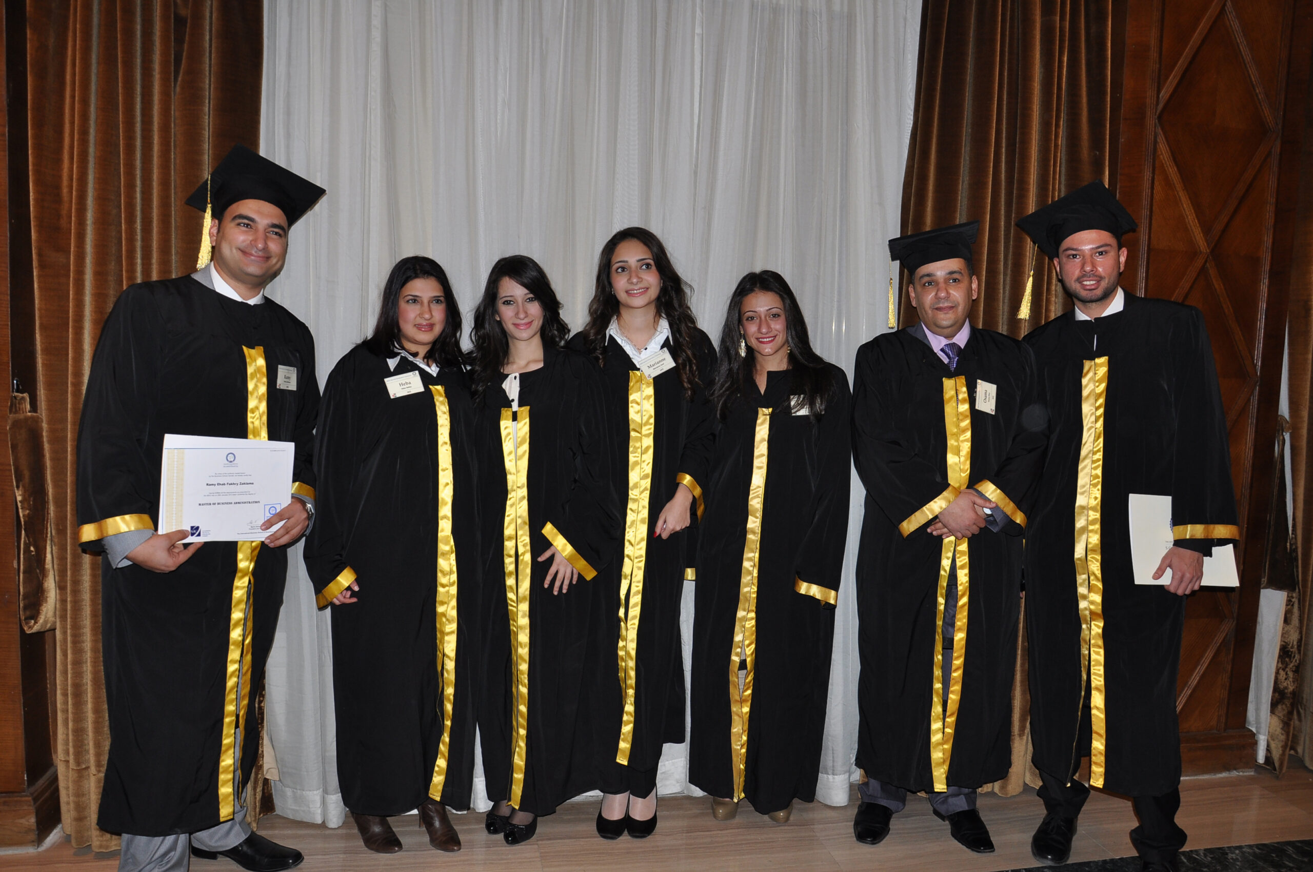 IBSS graduates and community members in Egypt in 2013
