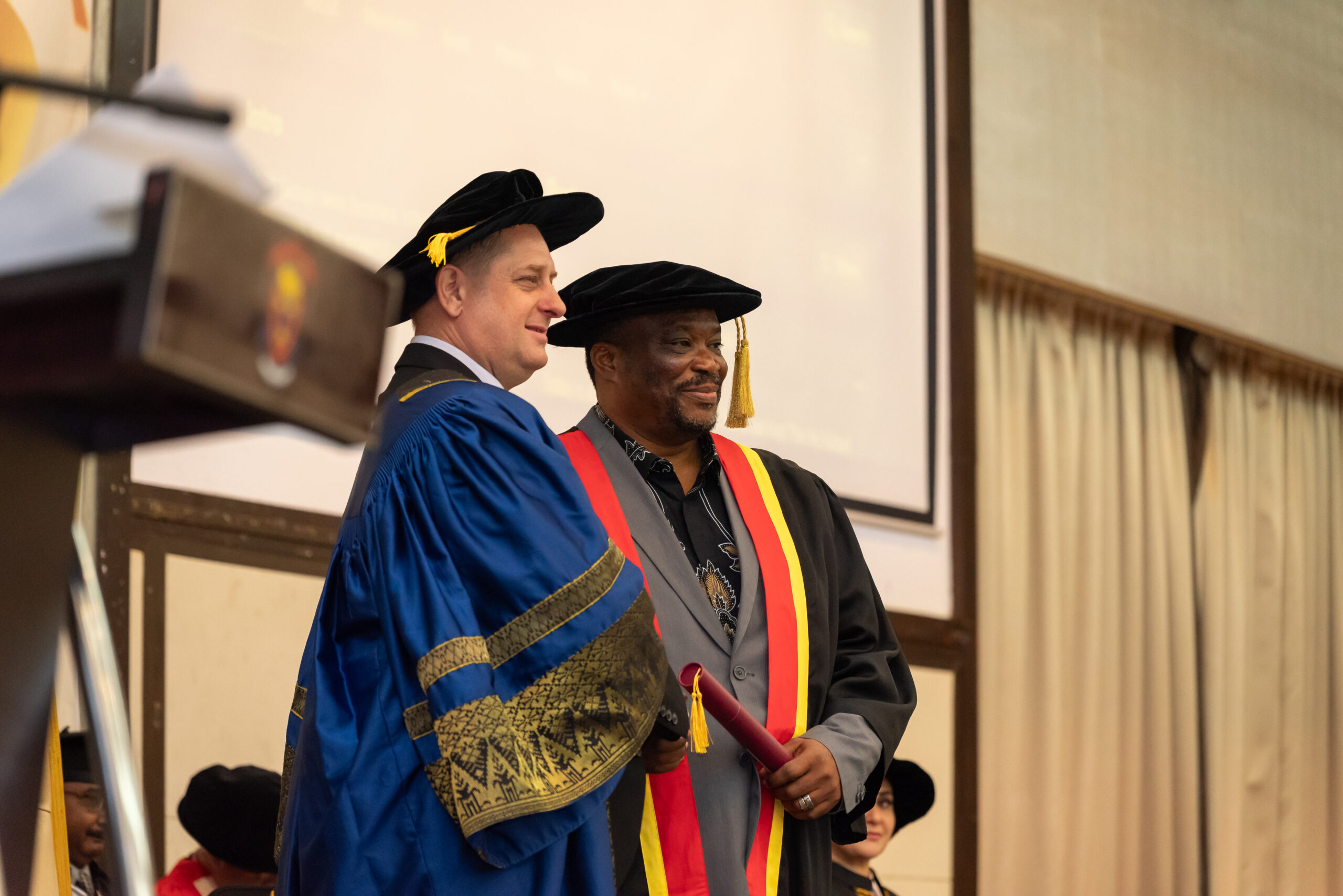 Graduate at the One World Graduation 2025