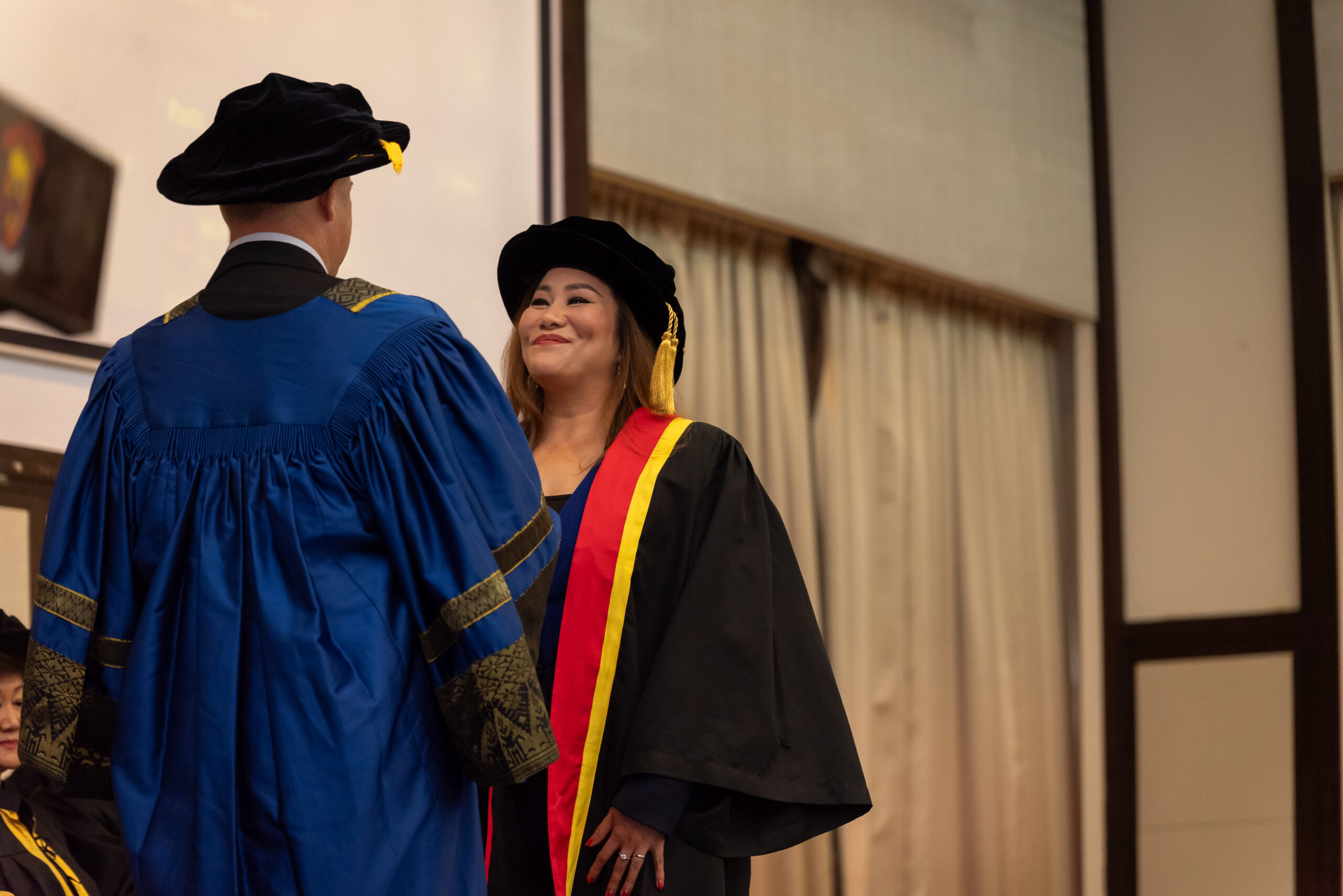 Graduate at the 2025 ceremony
