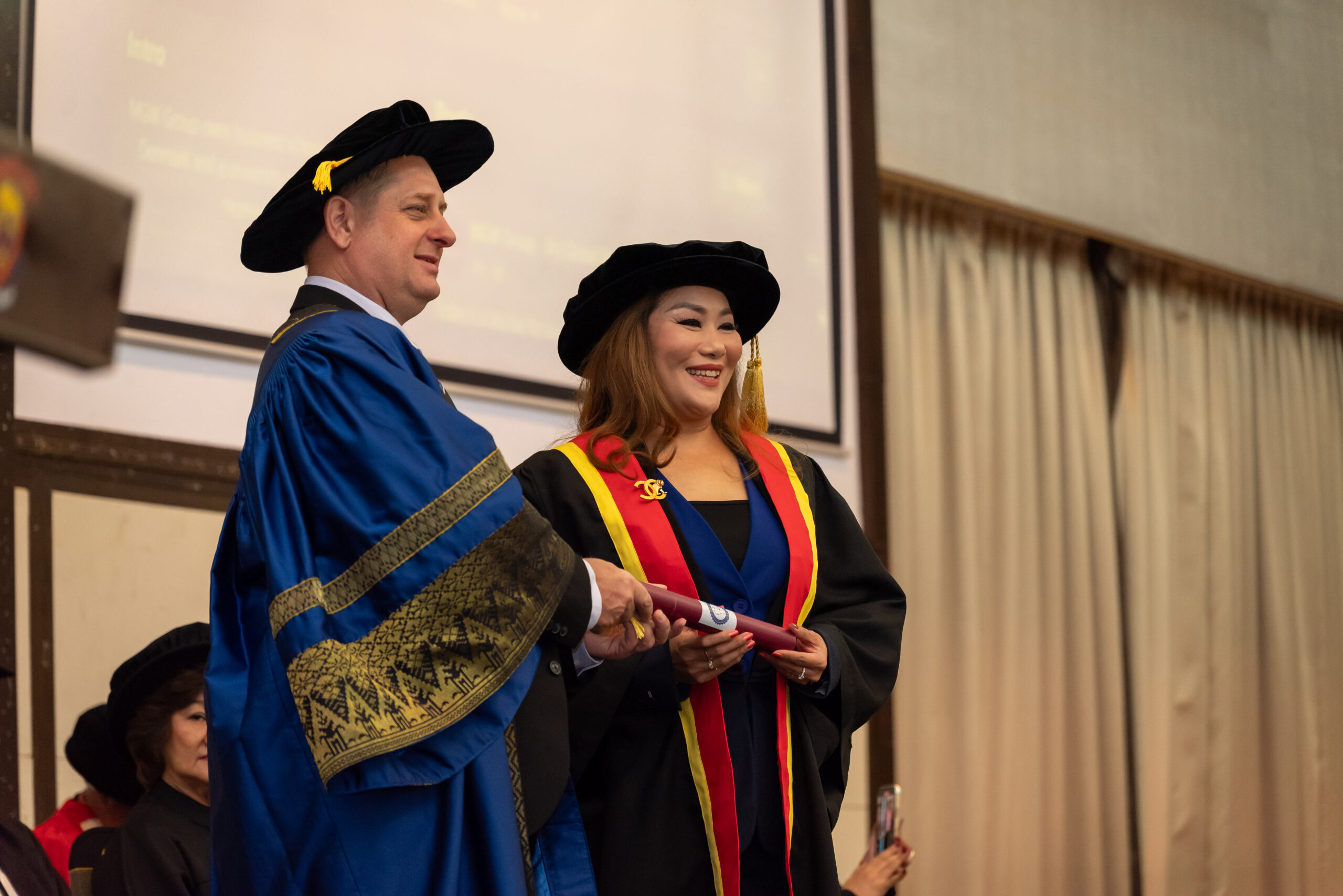 Graduation celebration at the My Global World One World Graduation 2025