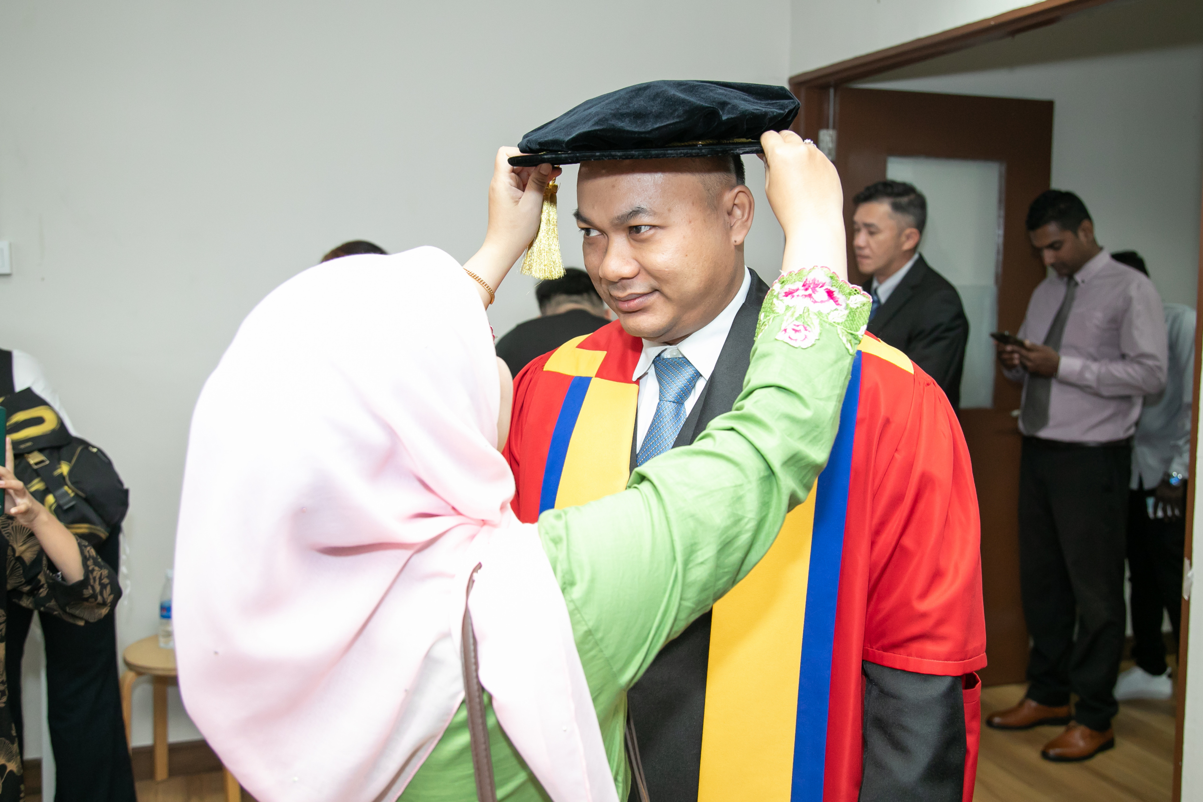 Moment from the international convocation