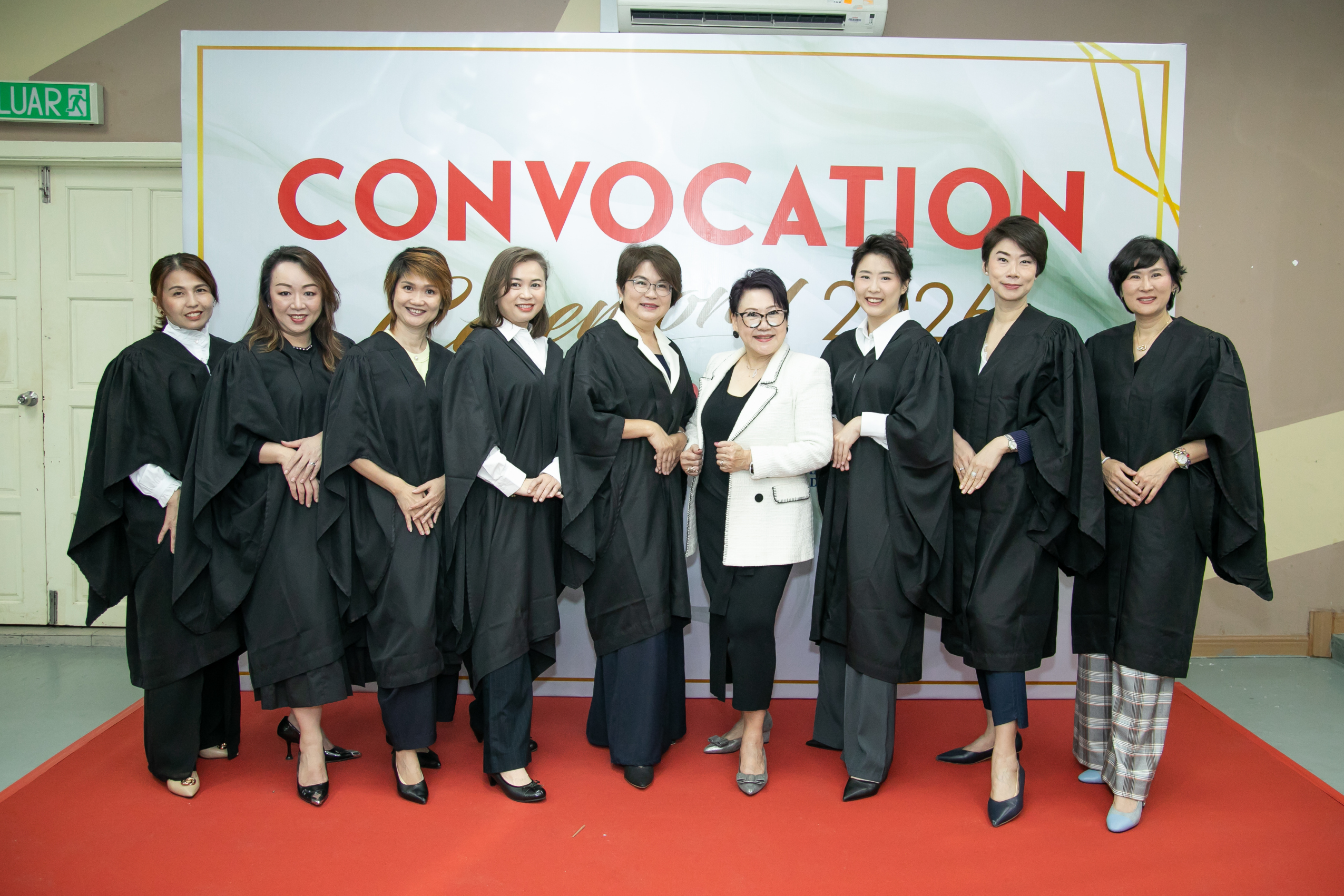 Graduate celebrating in Kuala Lumpur