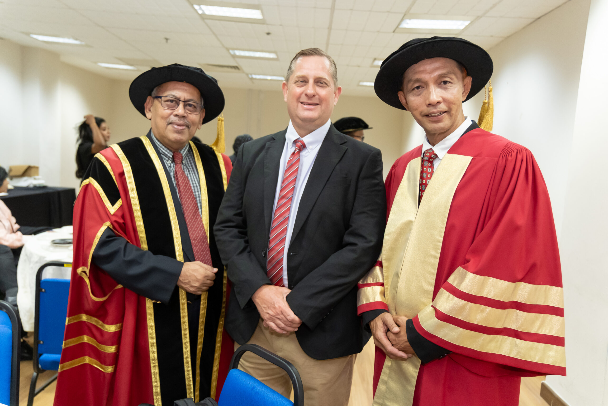 Convocation ceremony moment