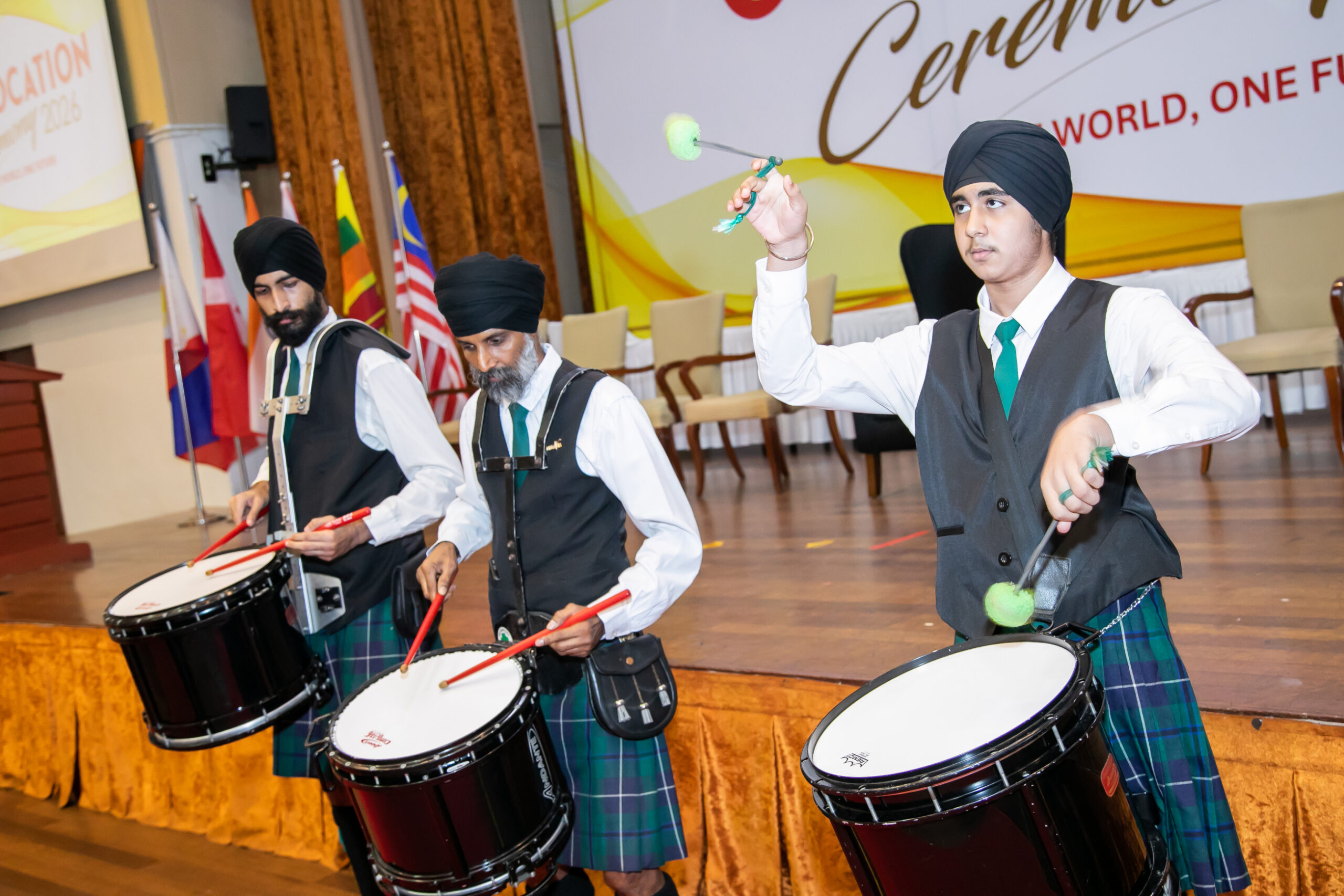 Entertainment during the June 2026 graduation event