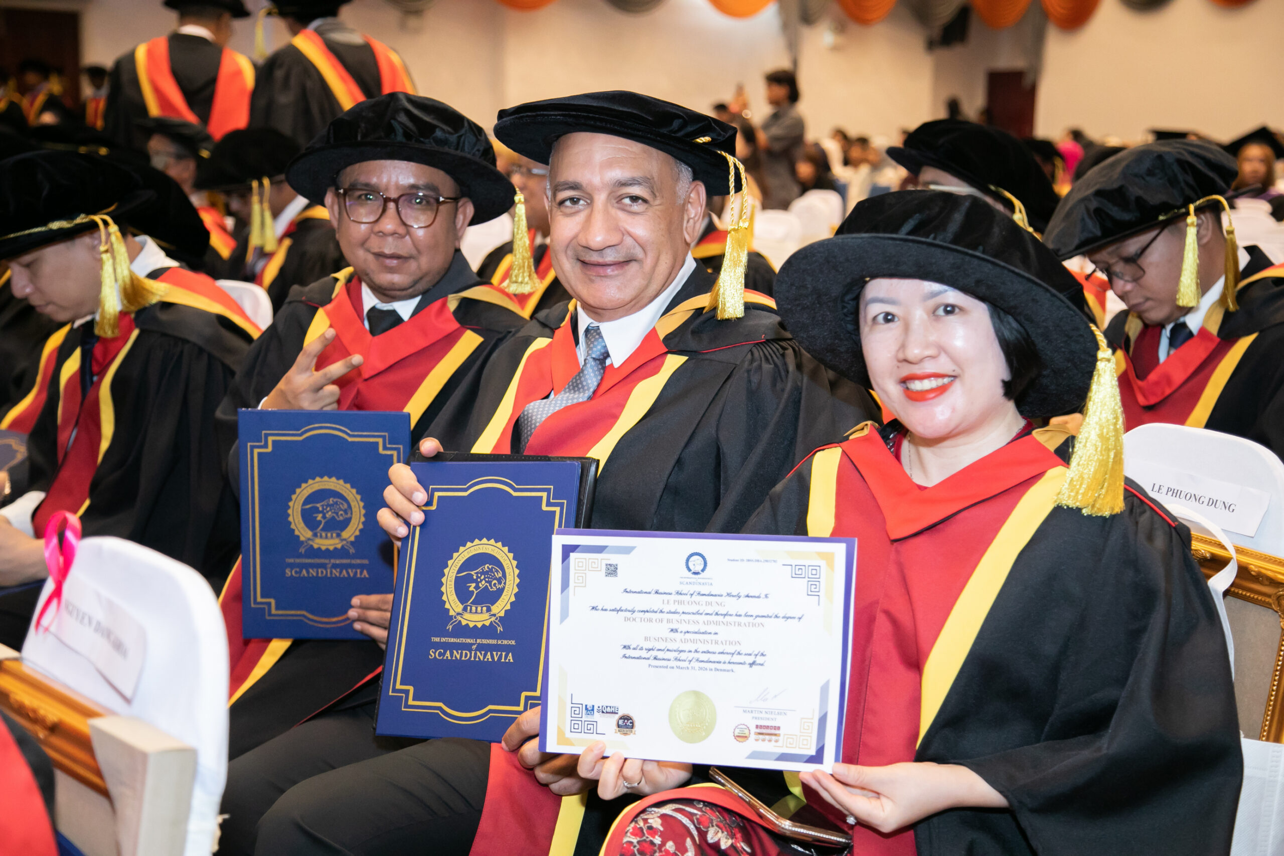 IBSS graduate with certificate in Kuala Lumpur