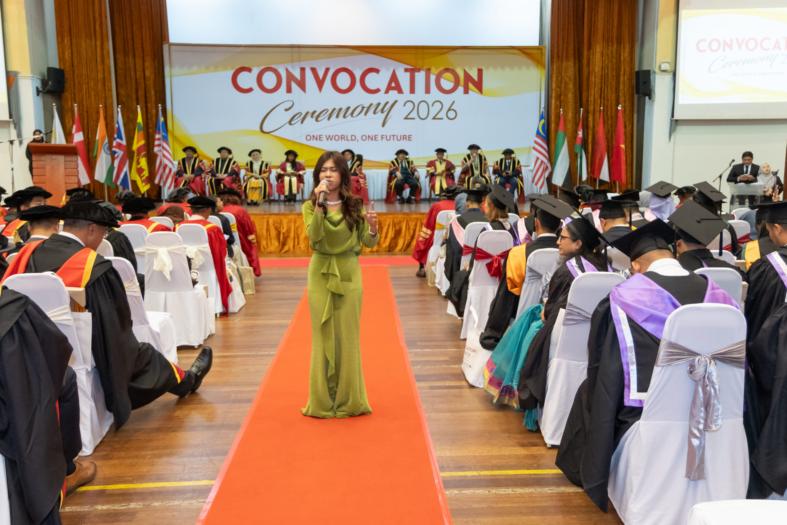 Entertainment during the 2026 convocation celebration