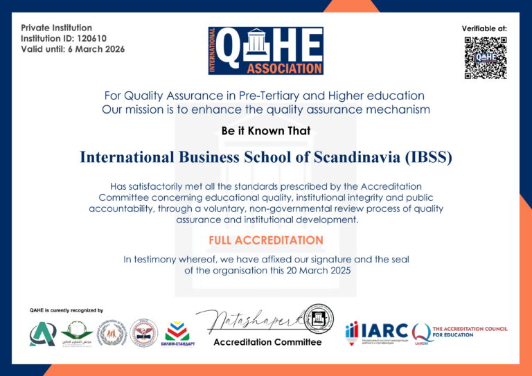 IBSS Receives QAHE Re-Certification for 2025–2026