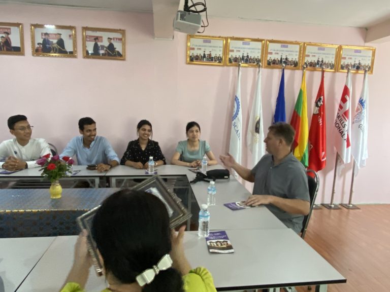 IBSS Visits ATBC International College in Myanmar