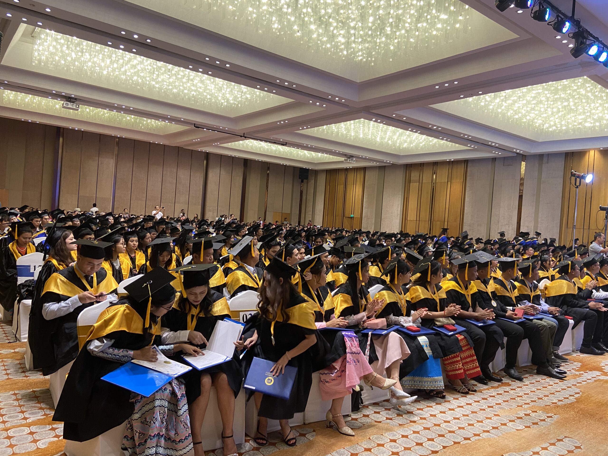 Graduate at the Myanmar Management Institute Graduation