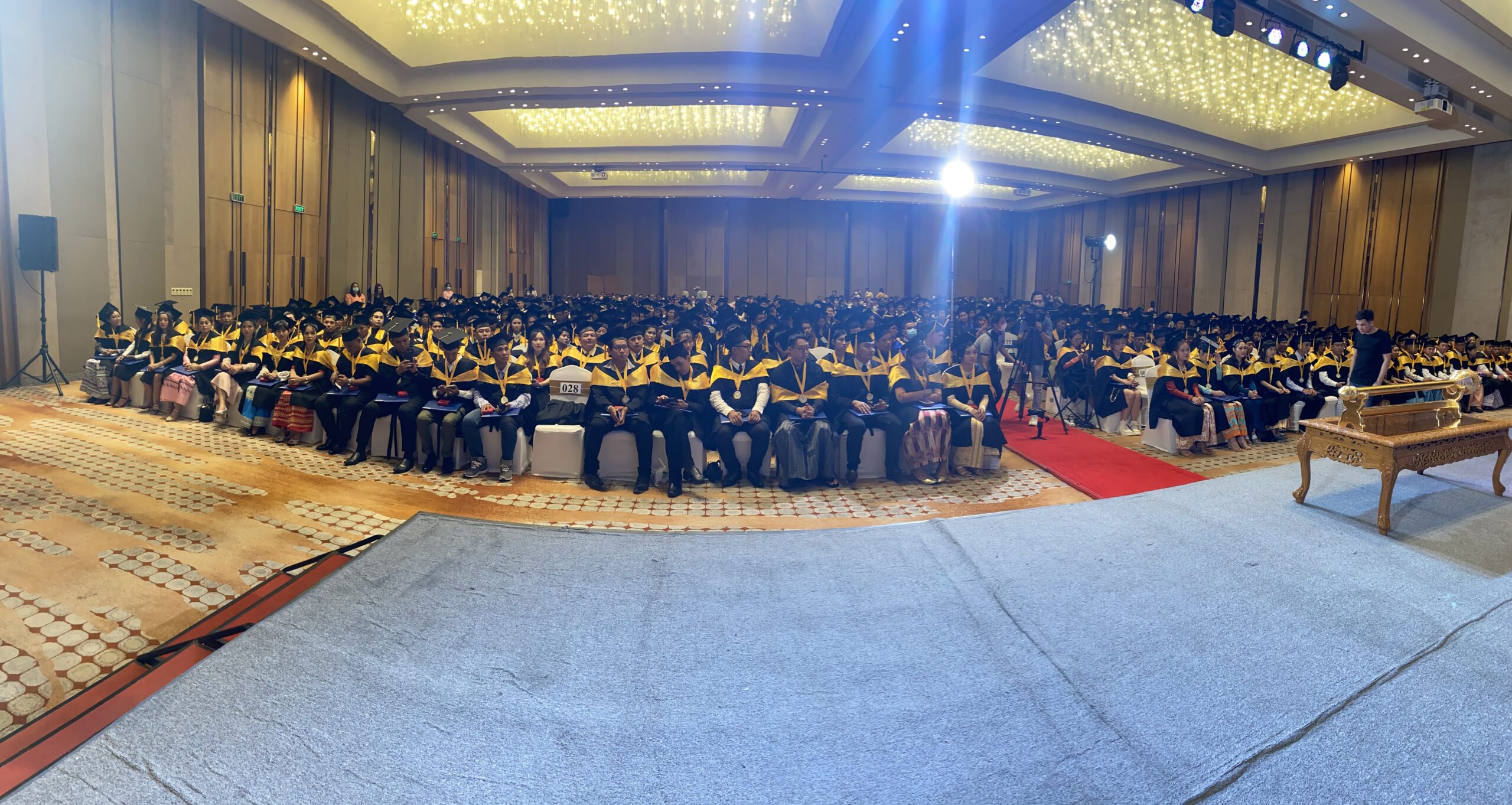 Graduate during the MMI Graduation ceremony