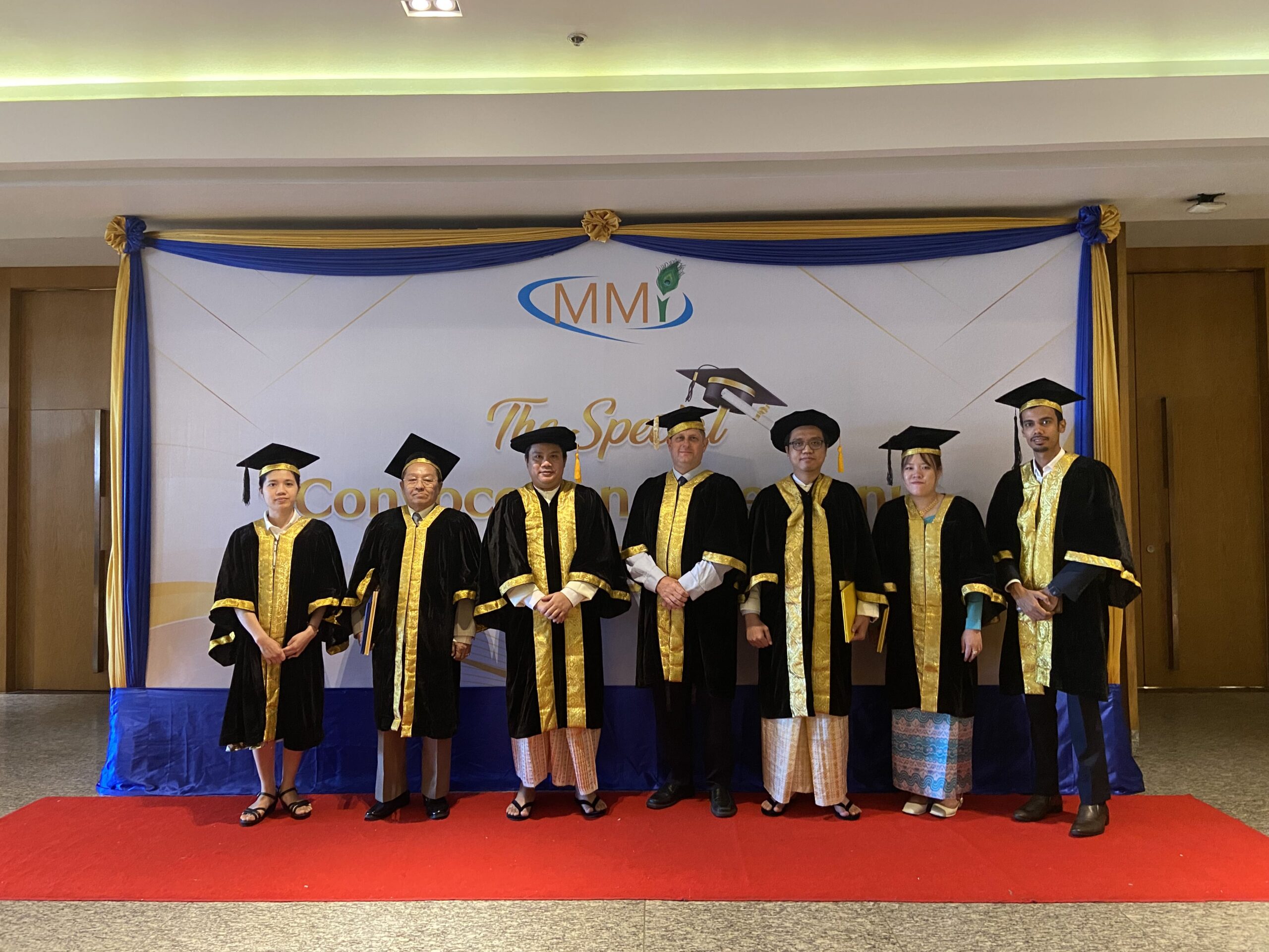 Graduate at the MMI Graduation in Yangon