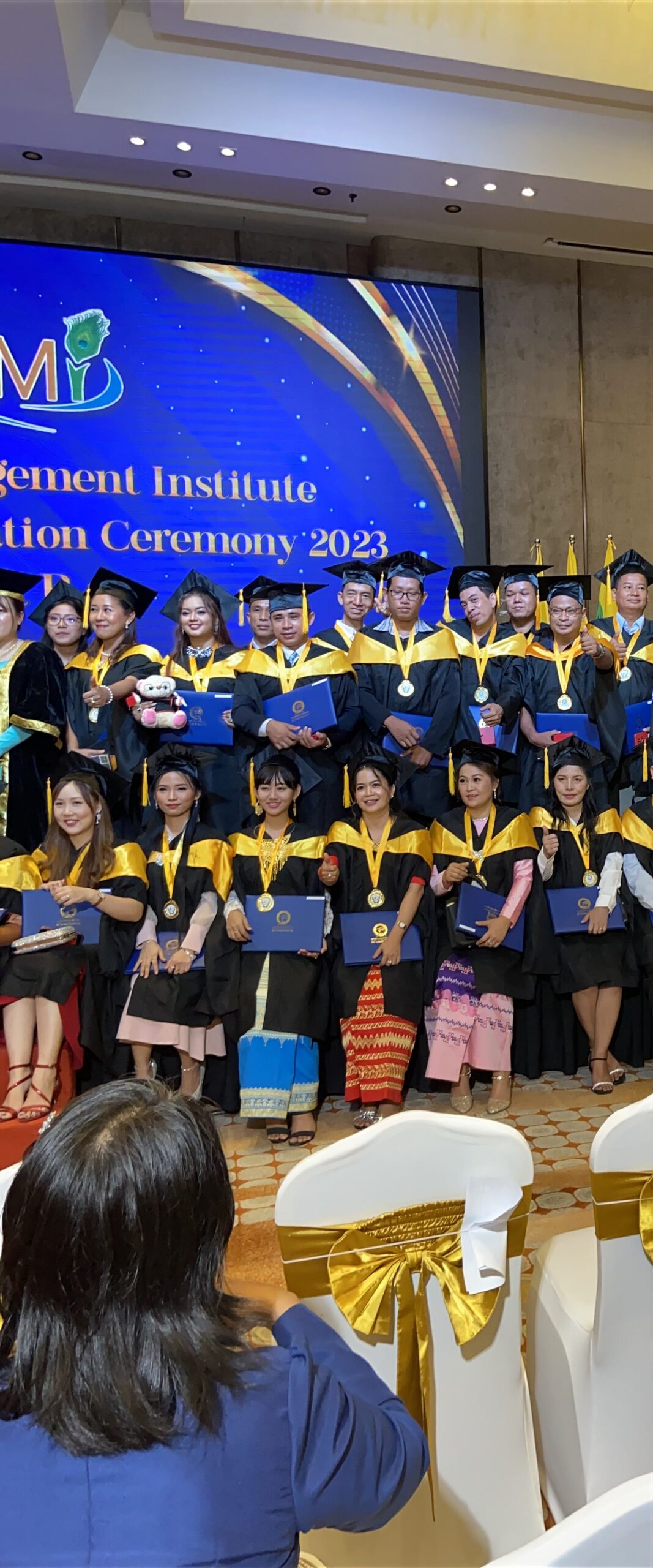 Graduate photographed during the MMI Graduation 2023