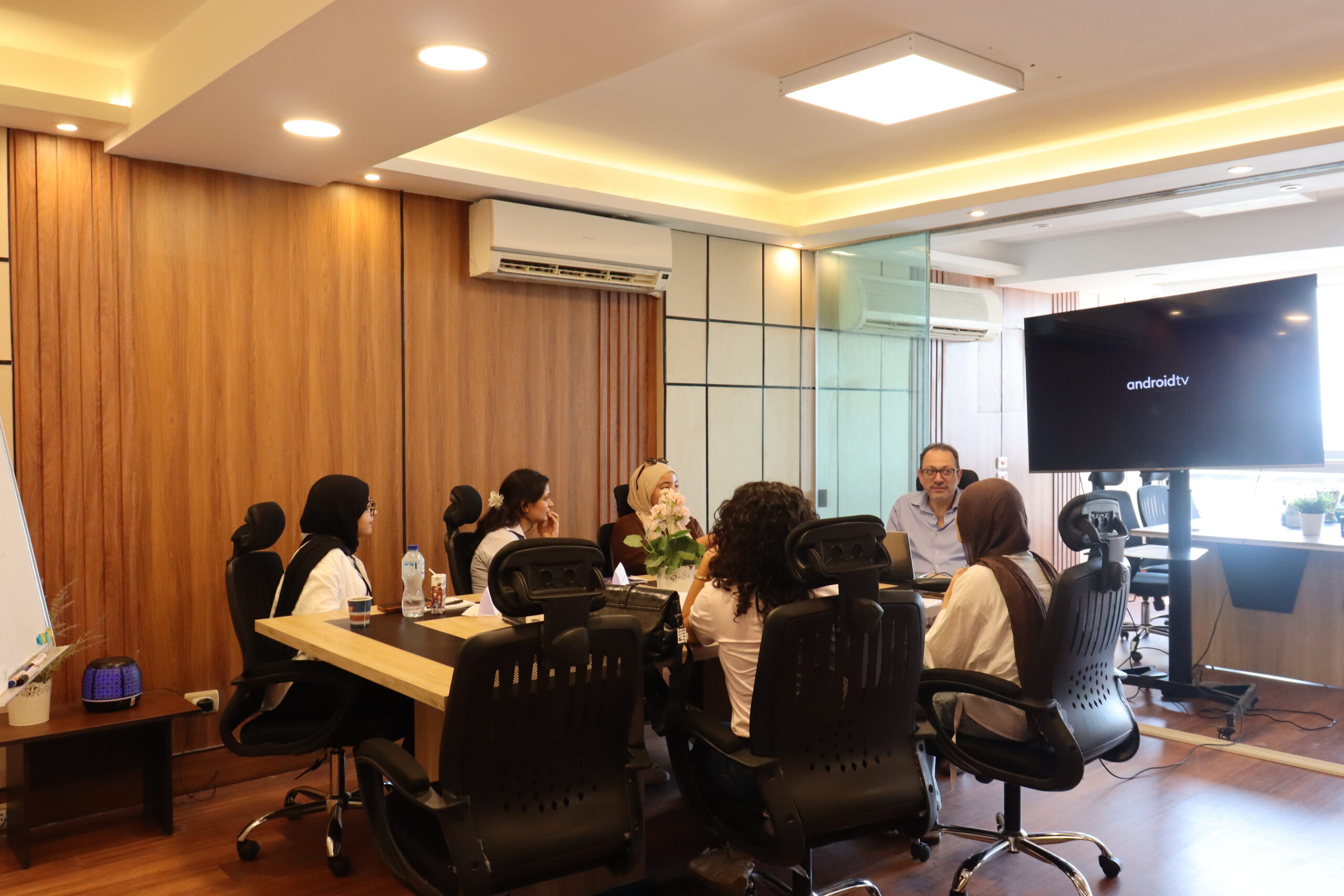 Participants engaged in career-oriented professional development