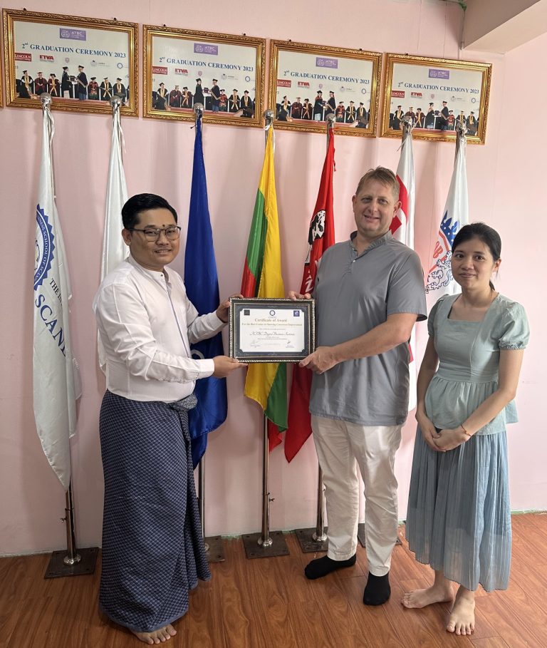 IBSS visit to ATBC International College in Myanmar