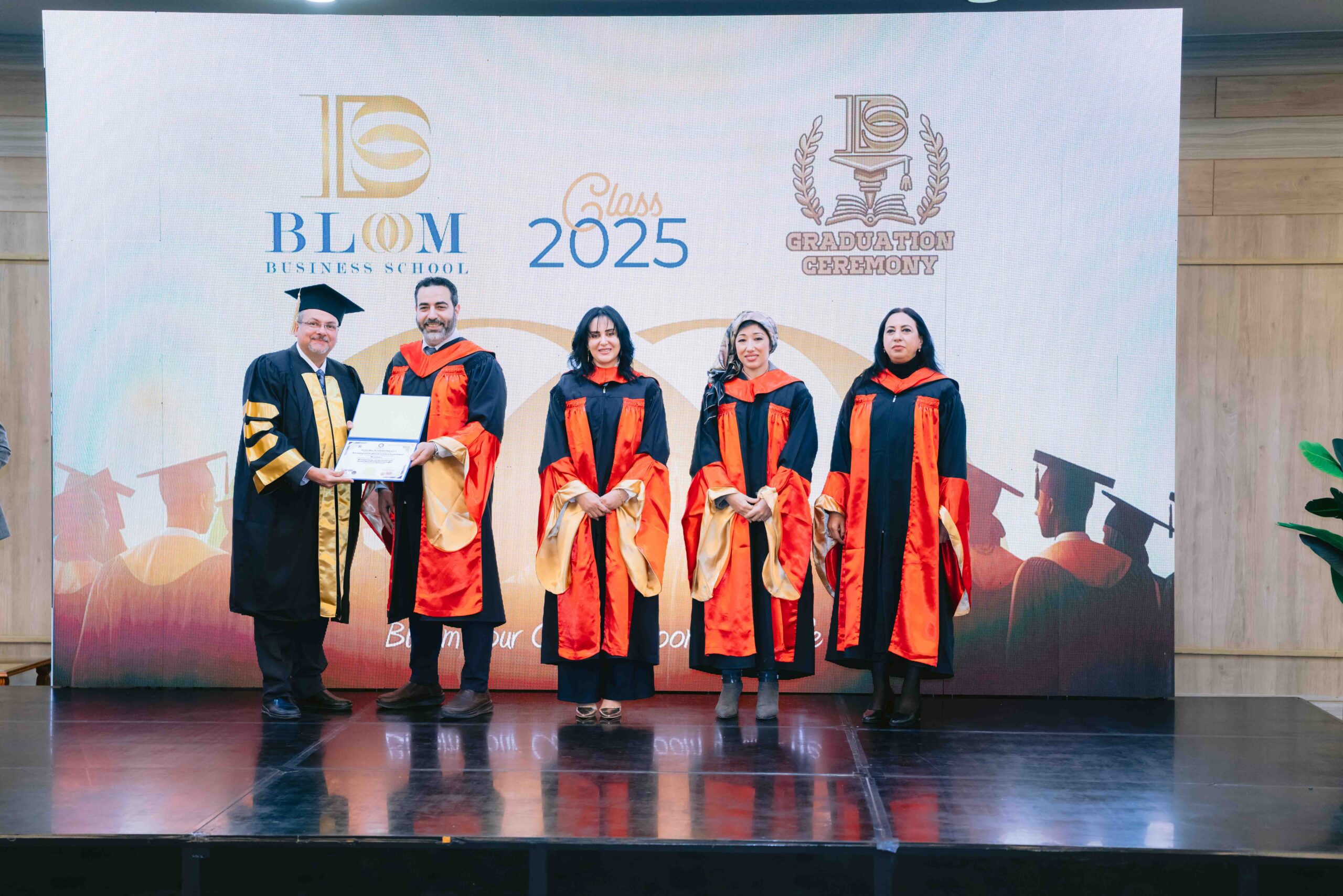 Moment from the 2025 graduation ceremony