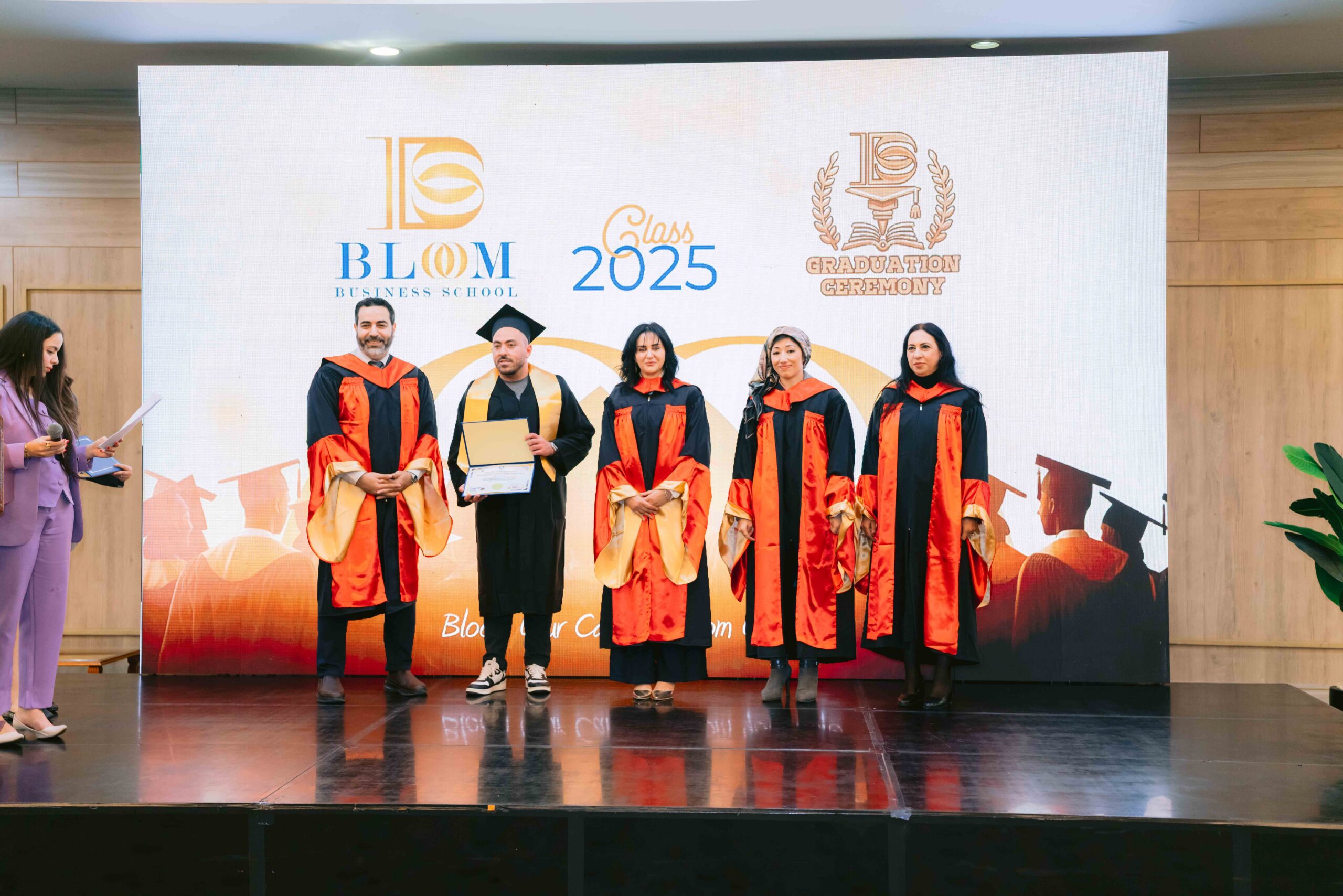 Graduate celebrating academic achievement