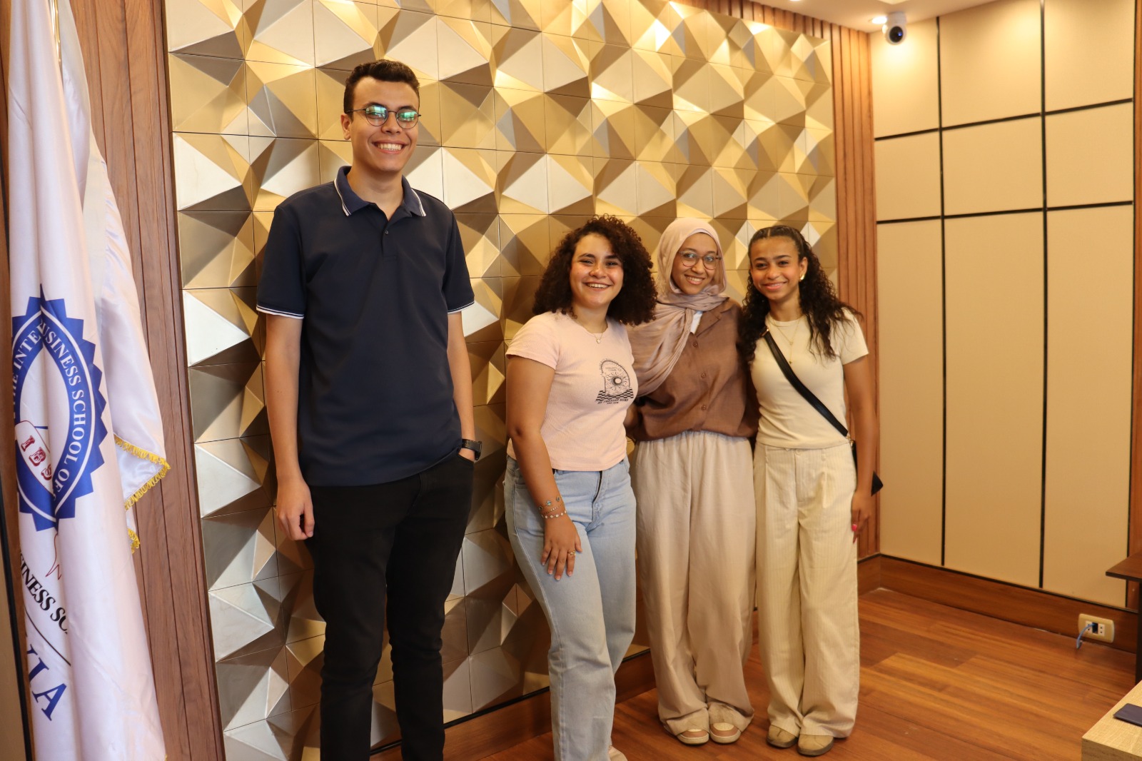 Group participating in the IBSS and Bloom Business School initiative
