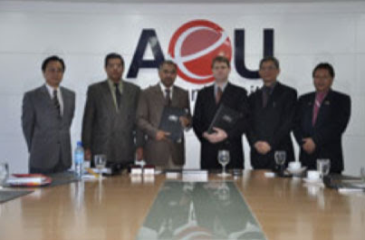 Asia e University and IBSS Memorandum of Agreement signing ceremony in Kuala Lumpur on 24 March 2010
